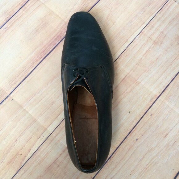 1 shoe Alan McAfee London Made In England Men Black Size 10 E Single Shoe Right - Picture 5 of 8